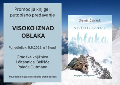 Najava putopisnog predavanja Damira Šanteka