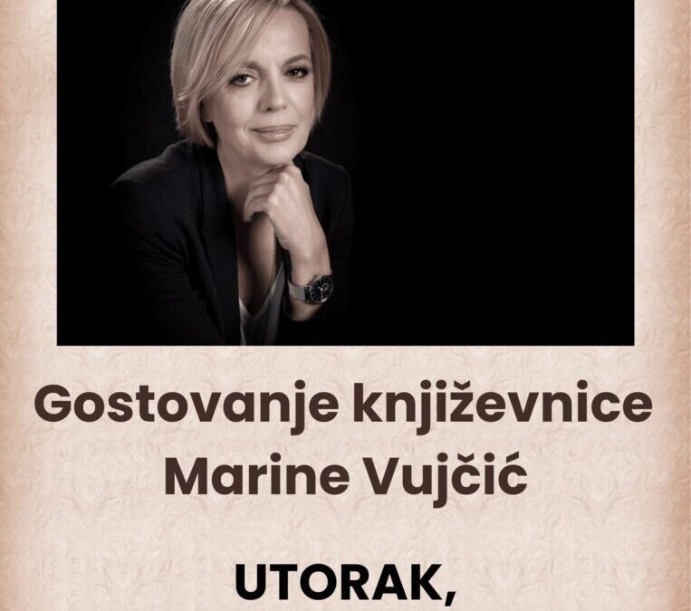 Najava gostovanja Marine Vujčić