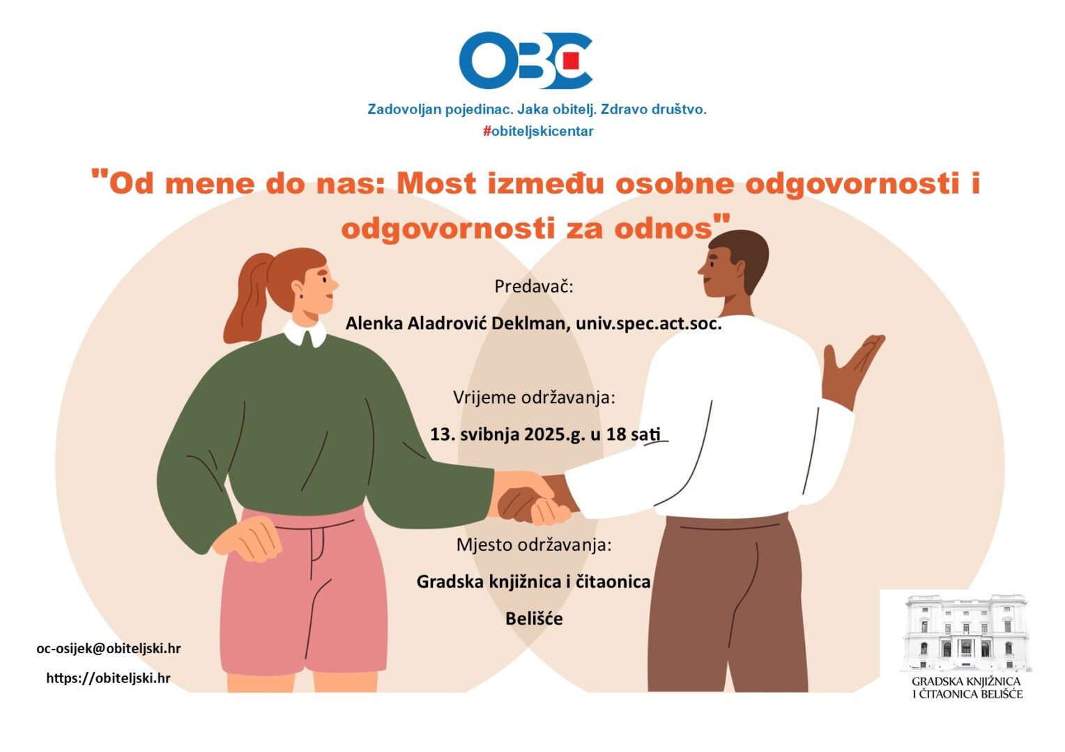 Pozivnica za predavanje-Od mene do nas-most između osobne odgovornosti i odgovornosti za odnos