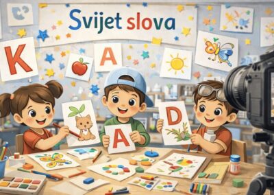 Radionica Svijet slova snimljen digitalnim fotoaparatom