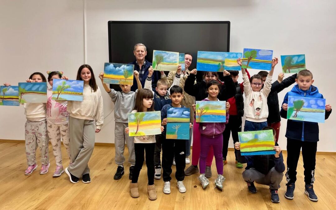 Održana još jedna slikarska radionica za djecu u sklopu projekta „Od igre do znanja“