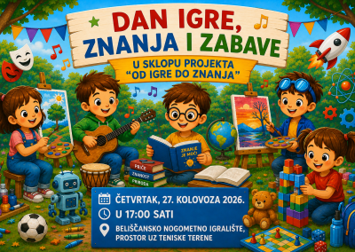 Najava promotivnog događaja „Dan igre, znanja i zabave“